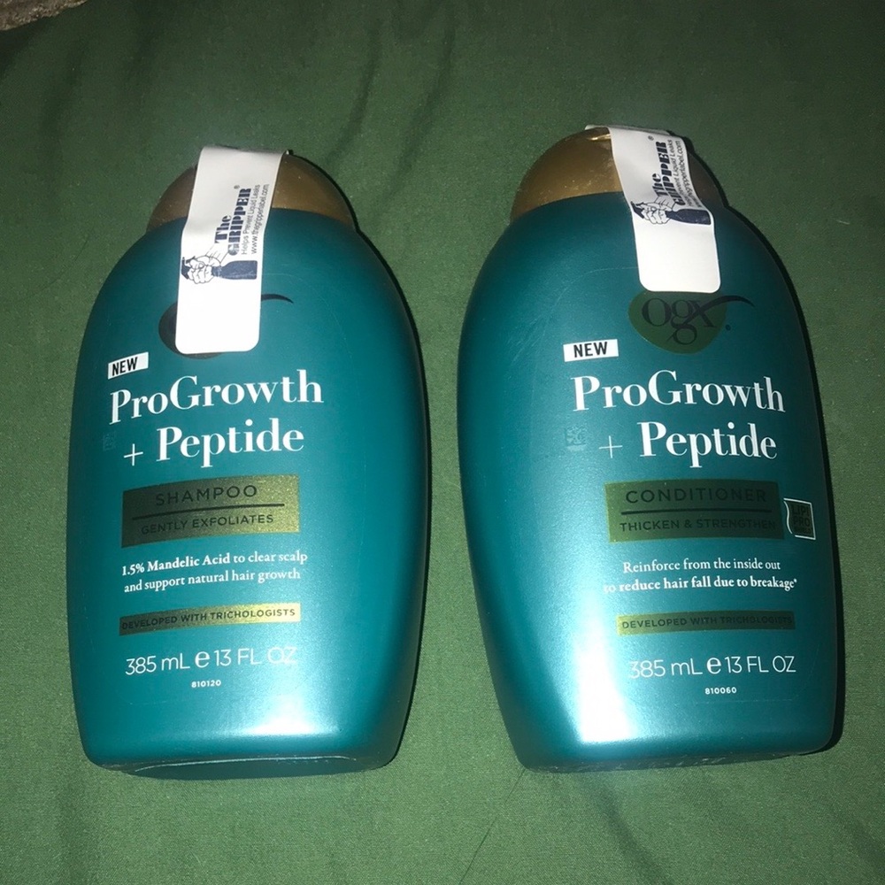 OGX ProGrowth + Peptide Shampoo & Conditioner